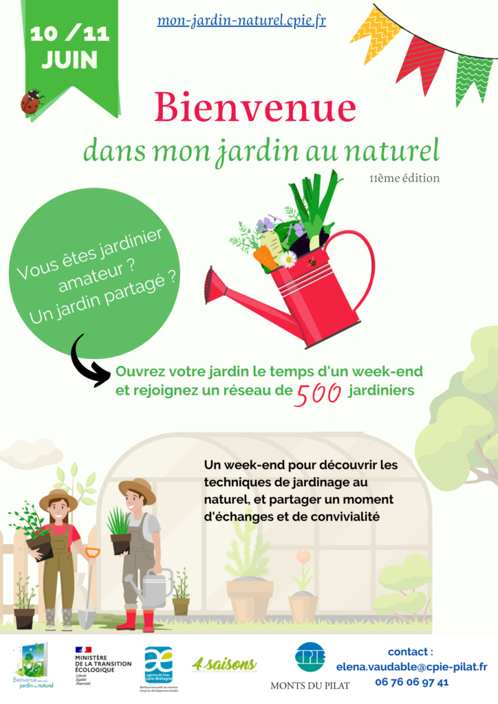 Evènement "Bienvenue dans mon jardin au naturel"
