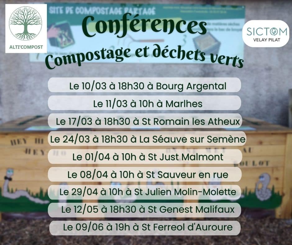 Conférences compostage et déchets verts