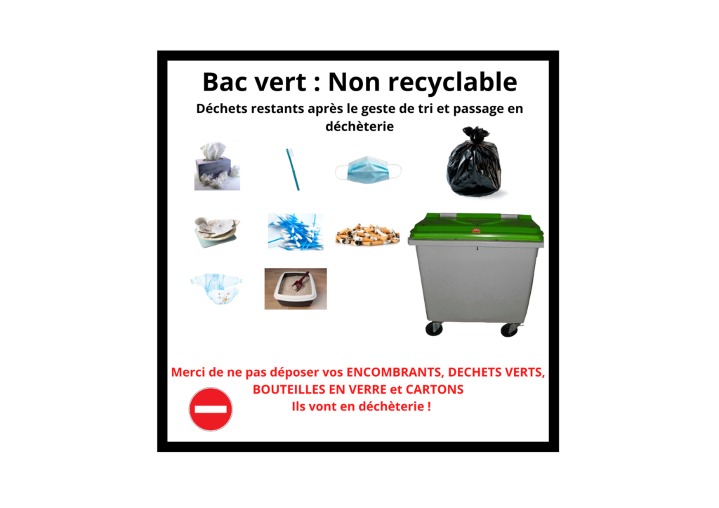 Consignes bac vert