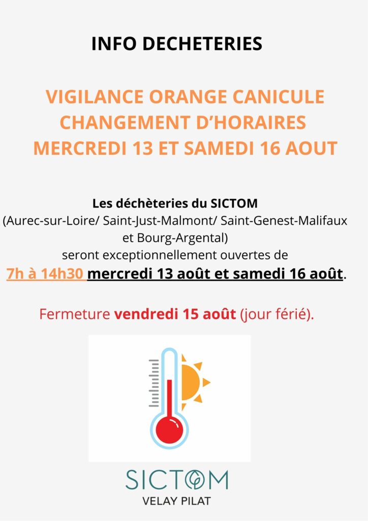 Vigilance orange canicule